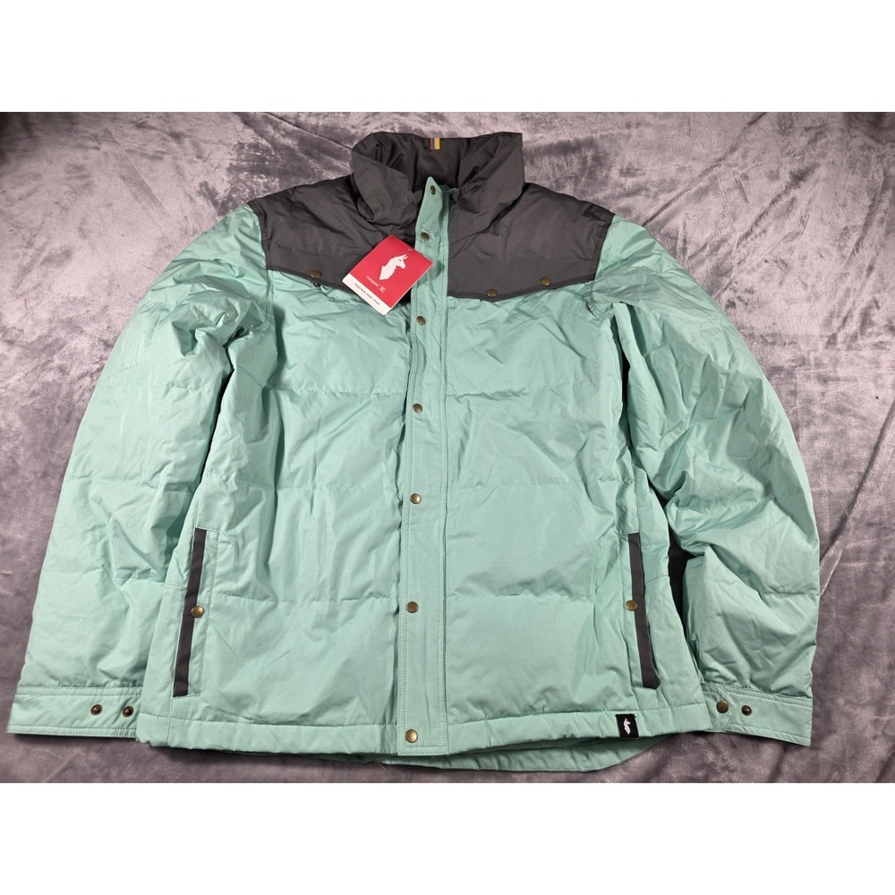 NWT Cotopaxi Tianjin Waterproof Polartec Down‎ Jacket Men's XL Mint/Slate